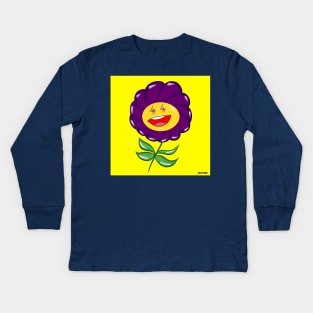 reggaeton sunflower ecopop Kids Long Sleeve T-Shirt